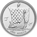 Front of the Platinum Noble 1 oz