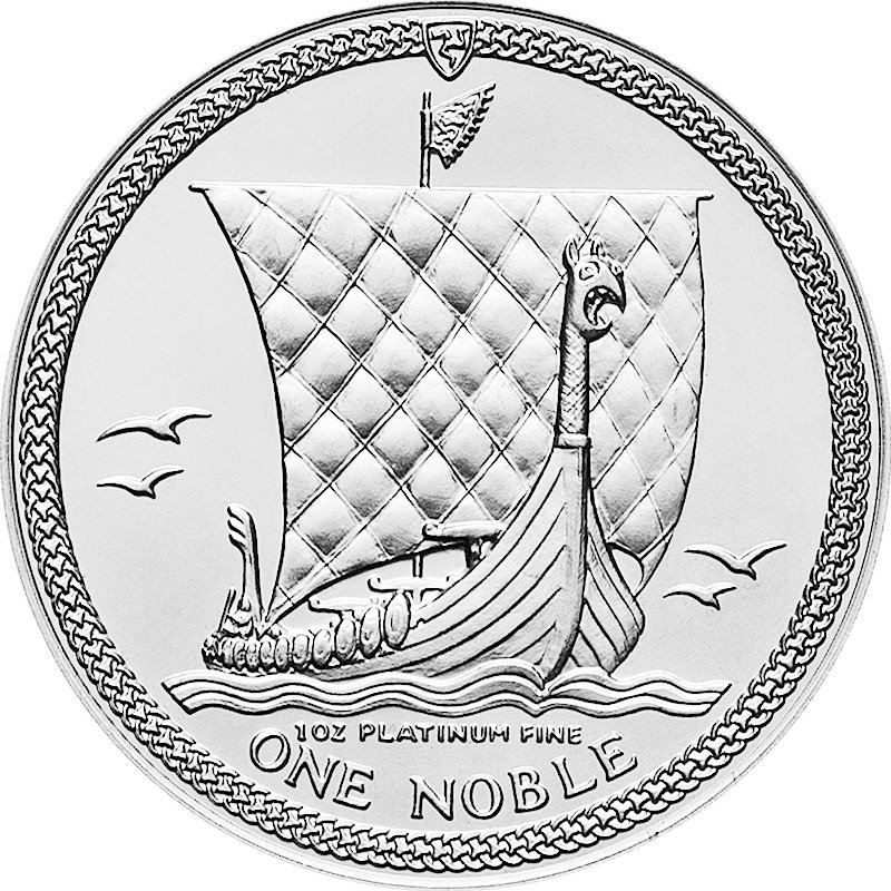 Front of the Platinum Noble 1 oz