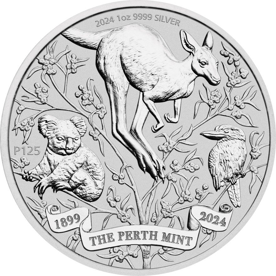 View 1: Silber 125. Jubiläum 1 oz - Perth Mint 2024