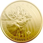Gold Call of the Wild 1 oz - Elch 2019