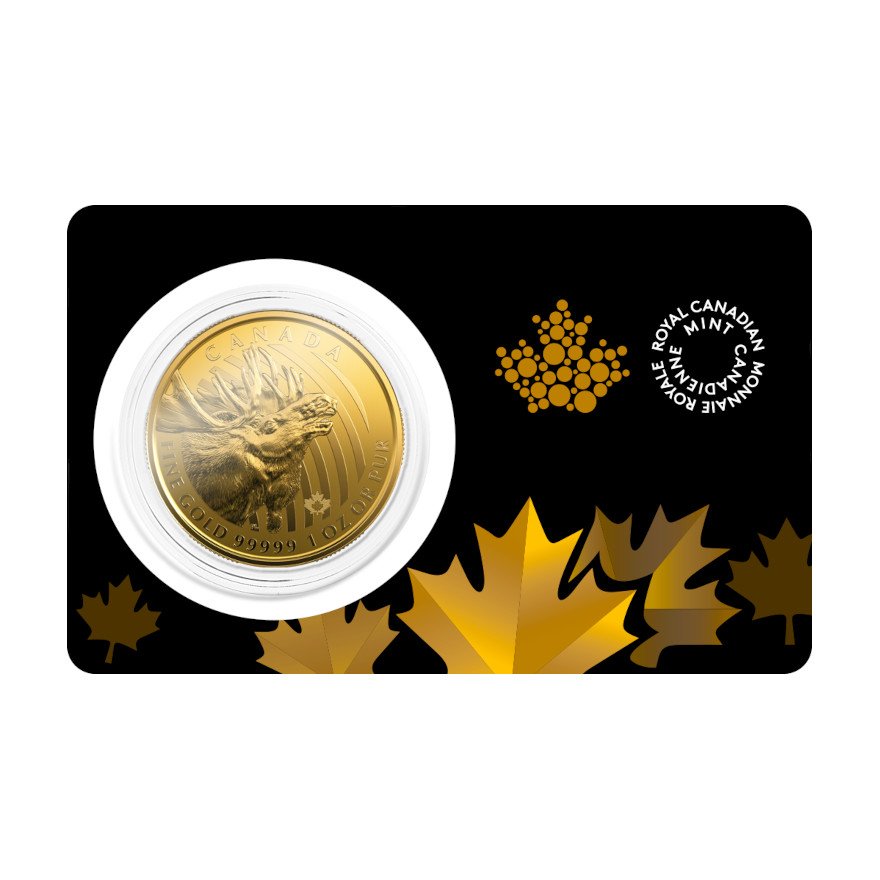 View 3: Gold Call of the Wild 1 oz - Elch 2019