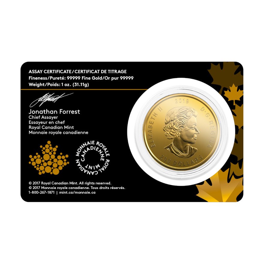 View 4: Gold Call of the Wild 1 oz - Elch 2019
