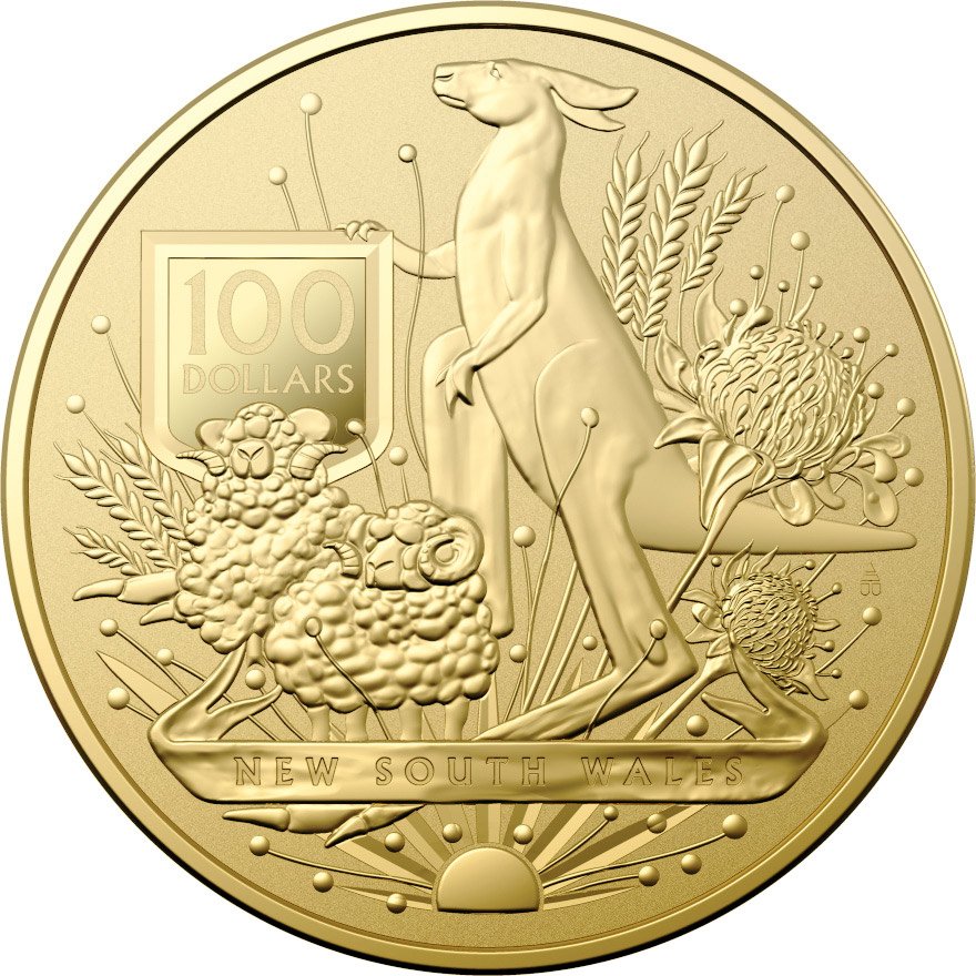 View 1: Gold Australia's Coat of Arms 1 oz - 2022