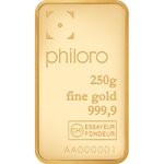 Goldbarren 250 g philoro - LBMA zertifiziert