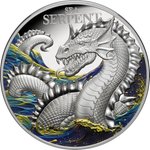 Silber Mythical Creatures - The Sea Serpent 2 oz PP - 2024