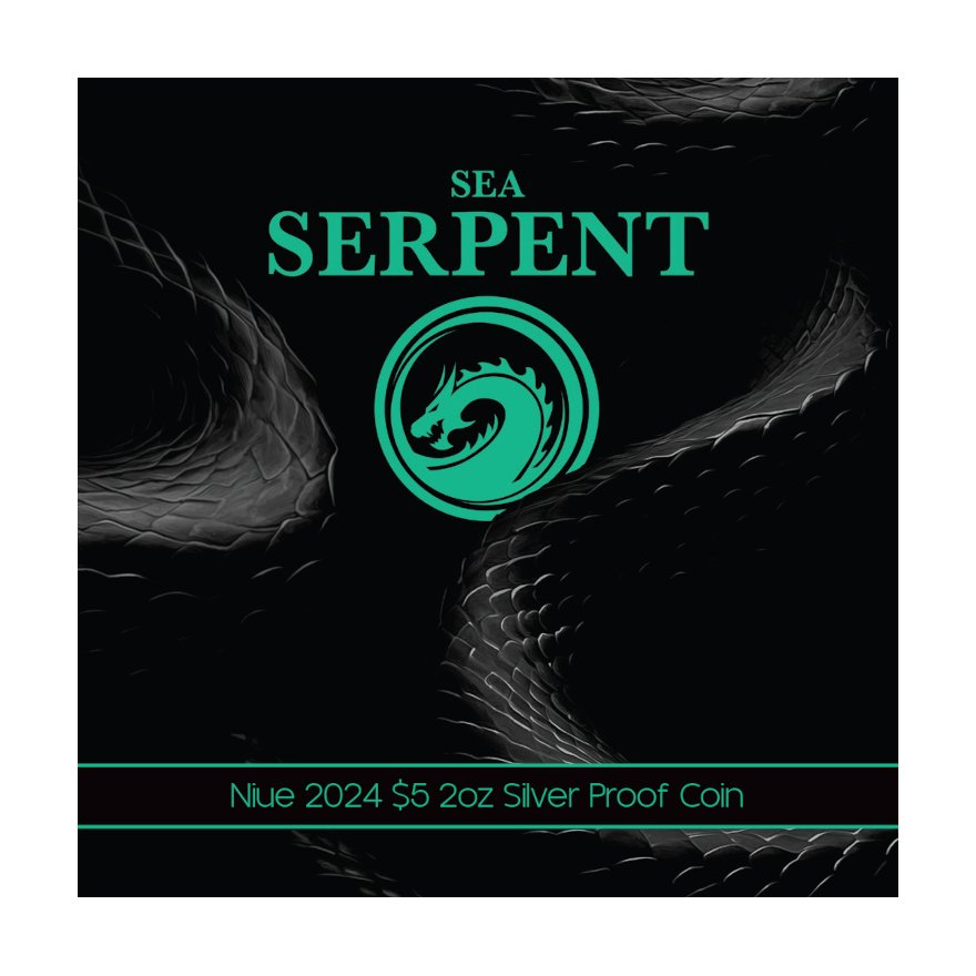 View 6: Silber Mythical Creatures - The Sea Serpent 2 oz PP - 2024