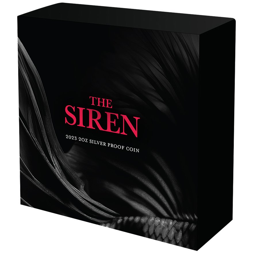 View 4: Silber Mythical Creatures - The Siren 2 oz PP - 2023