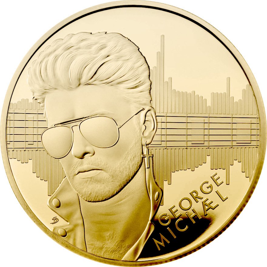 View 1: Gold George Michael - Music Legends 1 oz PP - 2024