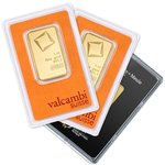 Goldbarren 100 g diverse Hersteller - ZOLLFREILAGER Front of the Gold bar 100 g various manufacturer