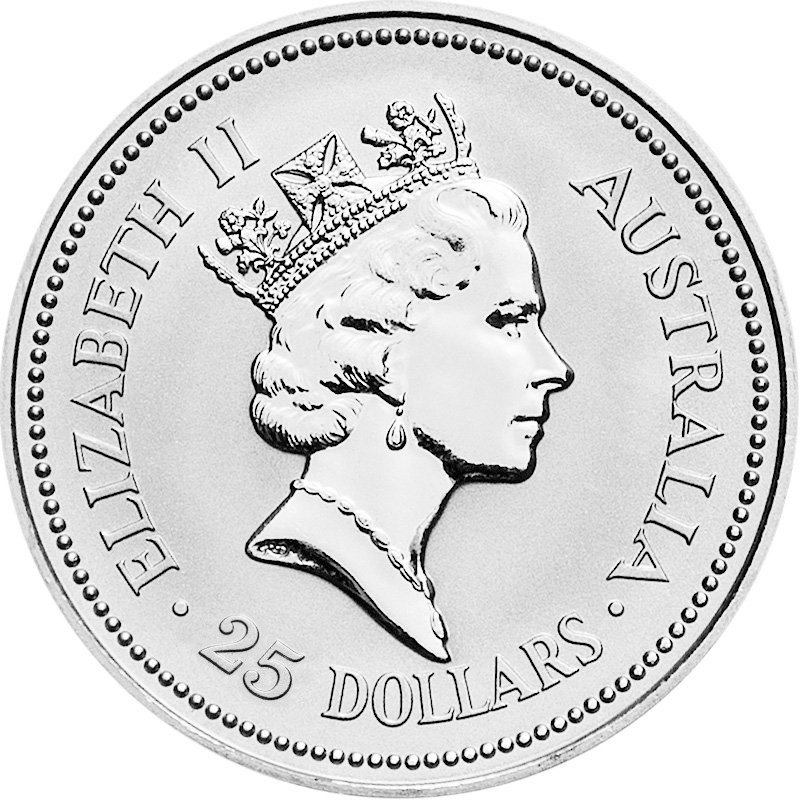 Back of the Platinum Koala 1/4 oz