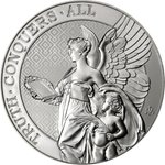 Front of Silver St. Helena - The Queen's Virtues 5 oz