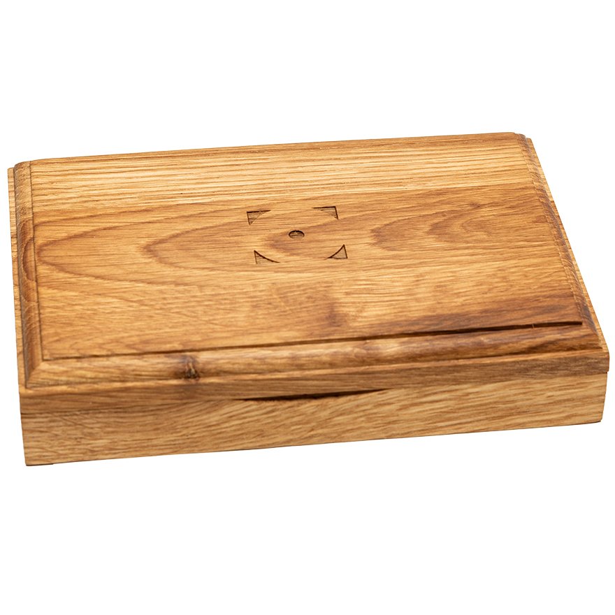 Original coin case of the  GOLDENE BRIEFMARKE - Geschichte der Schweizerischen Post