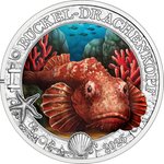 Front of the CuNi Luminous Sea Worlds “common dragonet” 3 EUR UN - 2025 