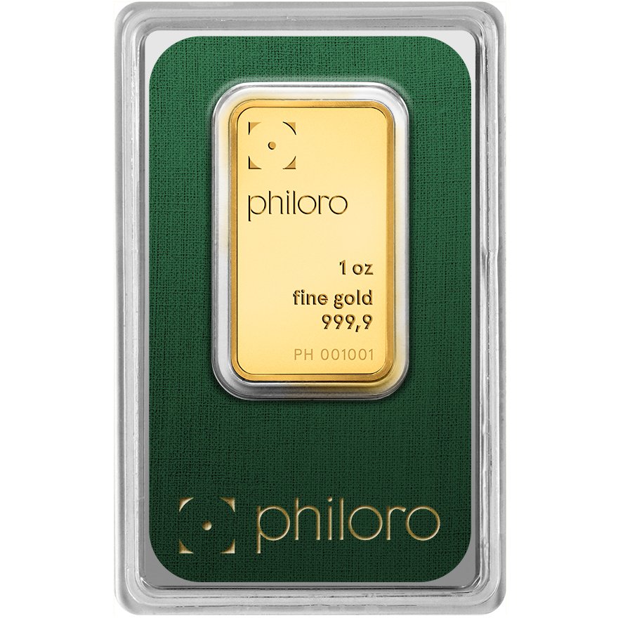 Goldbarren 1 oz - philoro ORIGIN