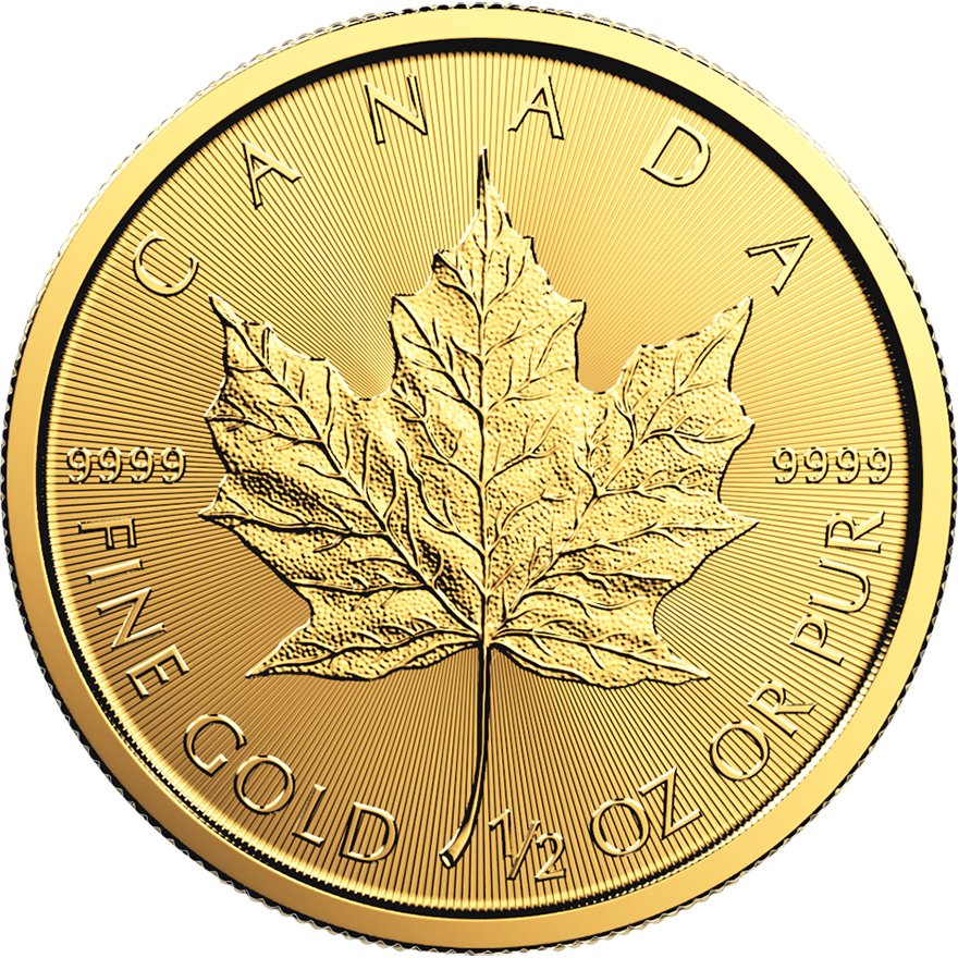 Front of the Gold Maple Leaf 1/2 - 2018