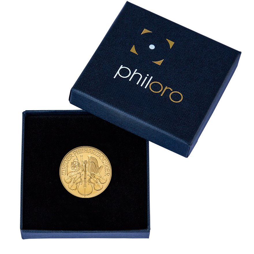 Coin case philoro dark blue - coin diameter 22 mm