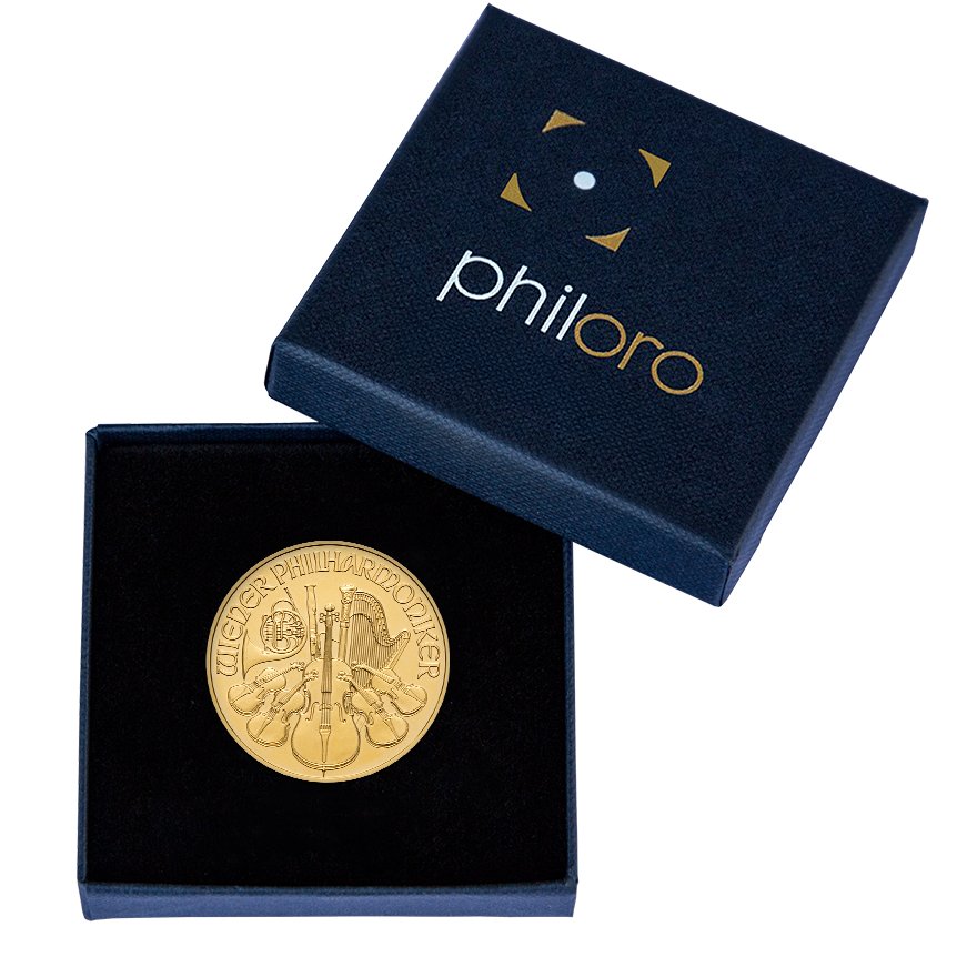 Coin case philoro dark blue - coin diameter 28 mm