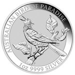 Silber Birds of Paradise - Manucodia Paradiesvogel 1 oz - 2019