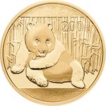 Front of the Gold China Panda 1/2