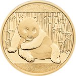 Front of the Gold China Panda 1/4
