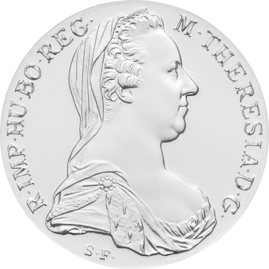Front of the Silver Maria Th. Taler SU