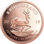 Front of the Gold Krugerrand 1 oz PF - 2019