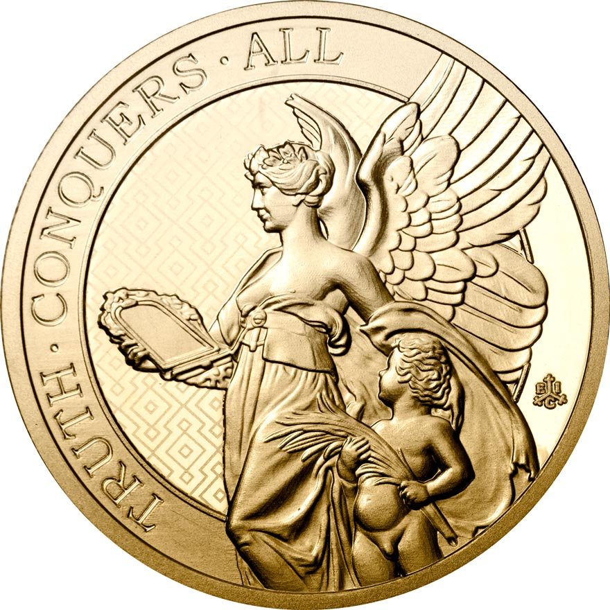 View 1: Gold Queens Virtues - Truth Coin 1 oz - 2022