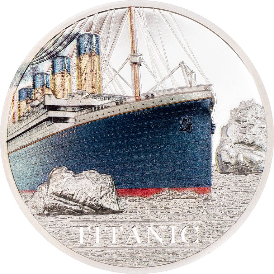 View 1: Silber Titanic 3 oz PP - High Relief inkl. Relikt 2022