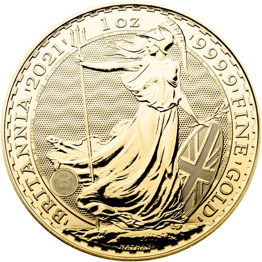 Front of the Gold Britannia 1/1 - 2021