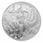 Front of the Silver Bull & Bear 1 oz - 2022