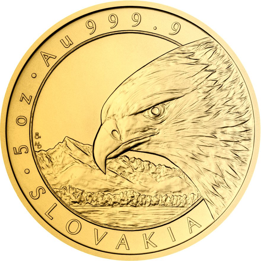 View 1: Gold Eagle 5 oz - Czech Mint 2022