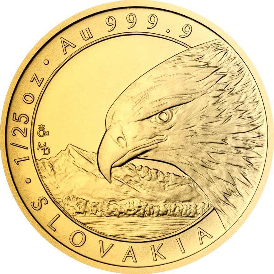 View 1: Gold Eagle 1/25 oz - Czech Mint 2022