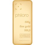 Goldbarren 500g philoro - ZOLLFREILAGER