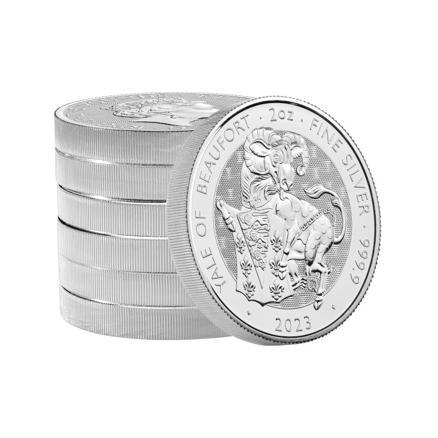 Silver Yale of Beaufort 2 oz - Royal Tudor Beasts 2023