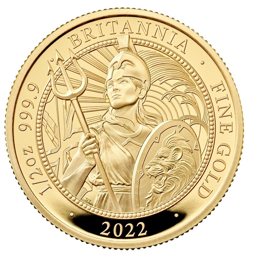 View 2: Gold Britannia - 3 Coin Set PP - 2022