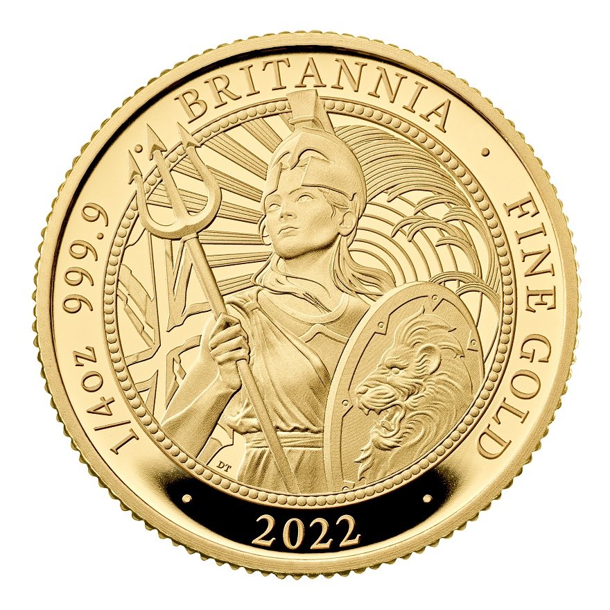 View 4: Gold Britannia - 3 Coin Set PP - 2022