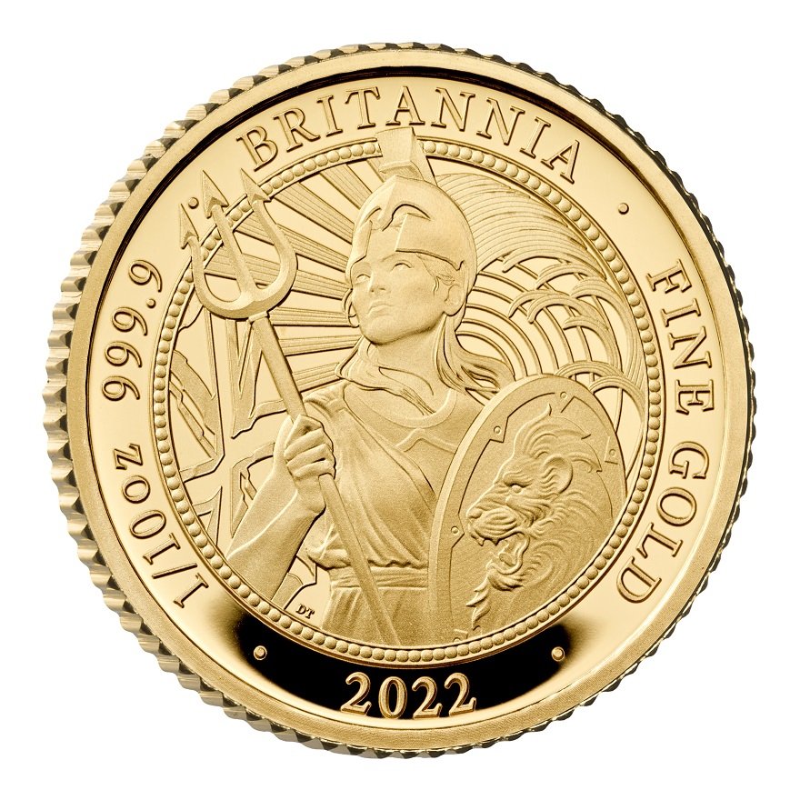 View 6: Gold Britannia - 3 Coin Set PP - 2022