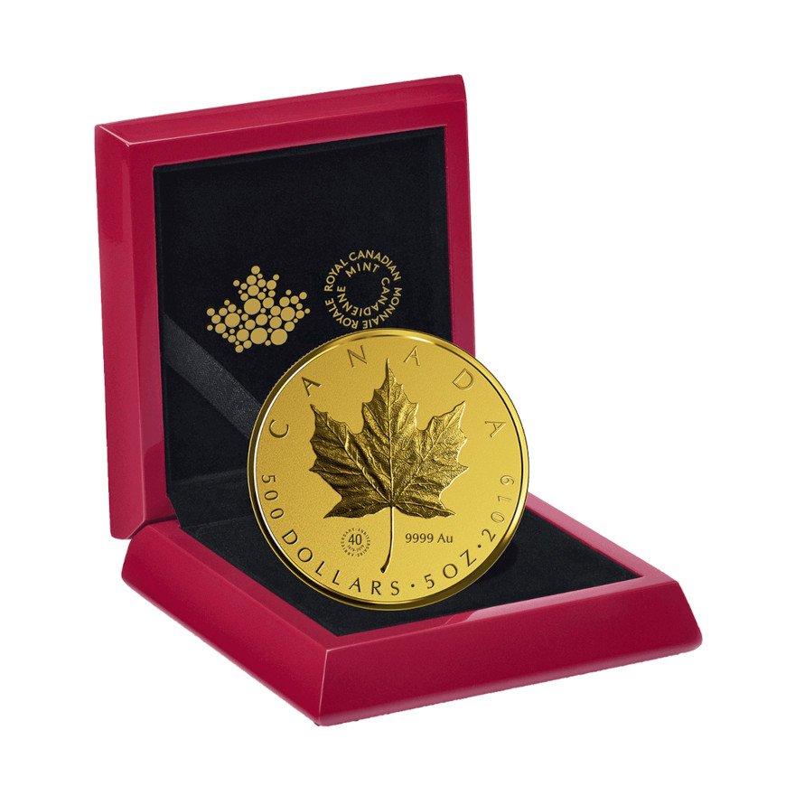 View 3: Gold Maple Leaf 5 oz RP - 2019