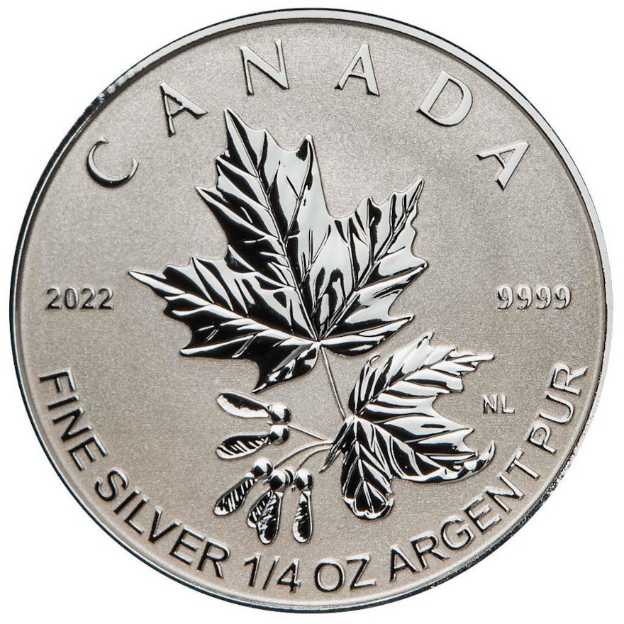 View 6: Silber Maple Leaf - 5 Coin Fractional Set - Reverse Proof 2022
