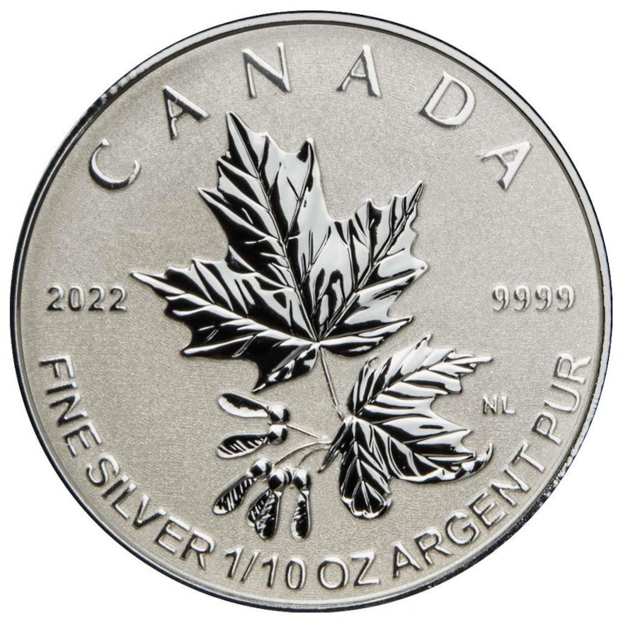 View 8: Silber Maple Leaf - 5 Coin Fractional Set - Reverse Proof 2022