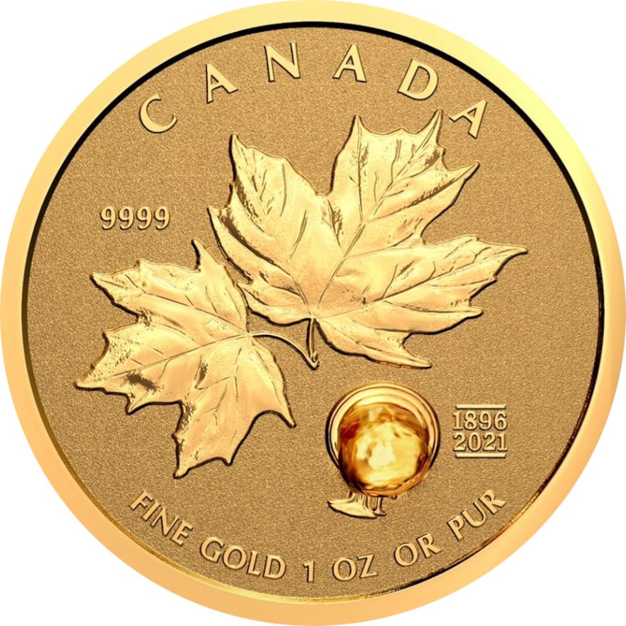 View 1: Gold Maple Leaf - 4 Coin Fractional Set - Reverse Proof 2021