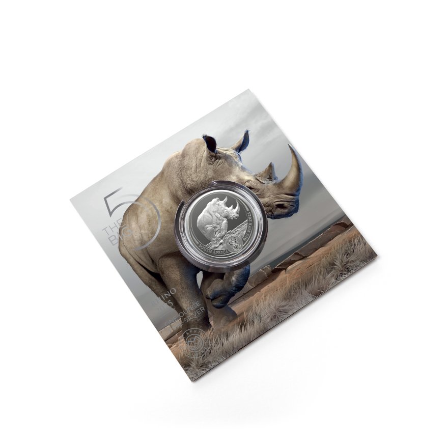 Silver Rhino in Blister - 2025