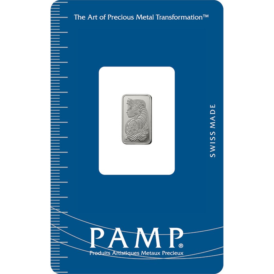Platinbarren 1 g "Fortuna" - PAMP
