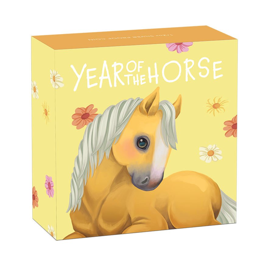 Silver Lunar III Baby Horse 1/2 oz Proof – 2026 in shipper