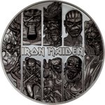 Silber Iron Maiden - Eddie 3 oz Black Proof - Ultra High Relief 2024