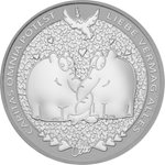 Silber Ottifant 1 oz - Rüsselfanten