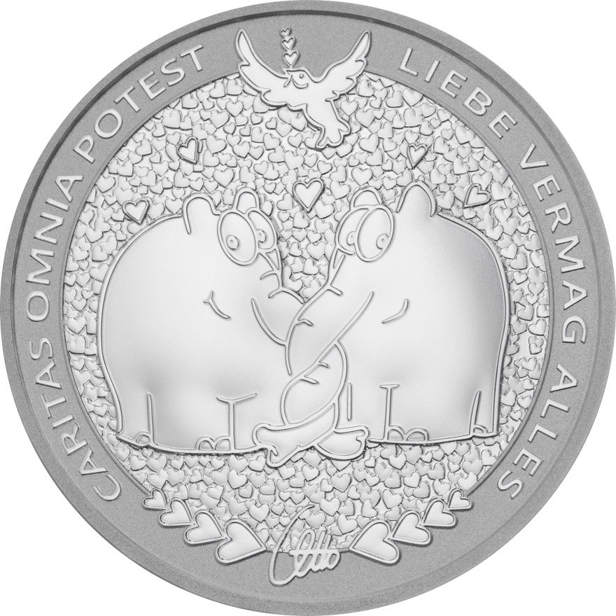 View 1: Silber Ottifant 1 oz - Rüsselfanten