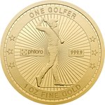 Gold One Golfer 1 oz PP - philoro