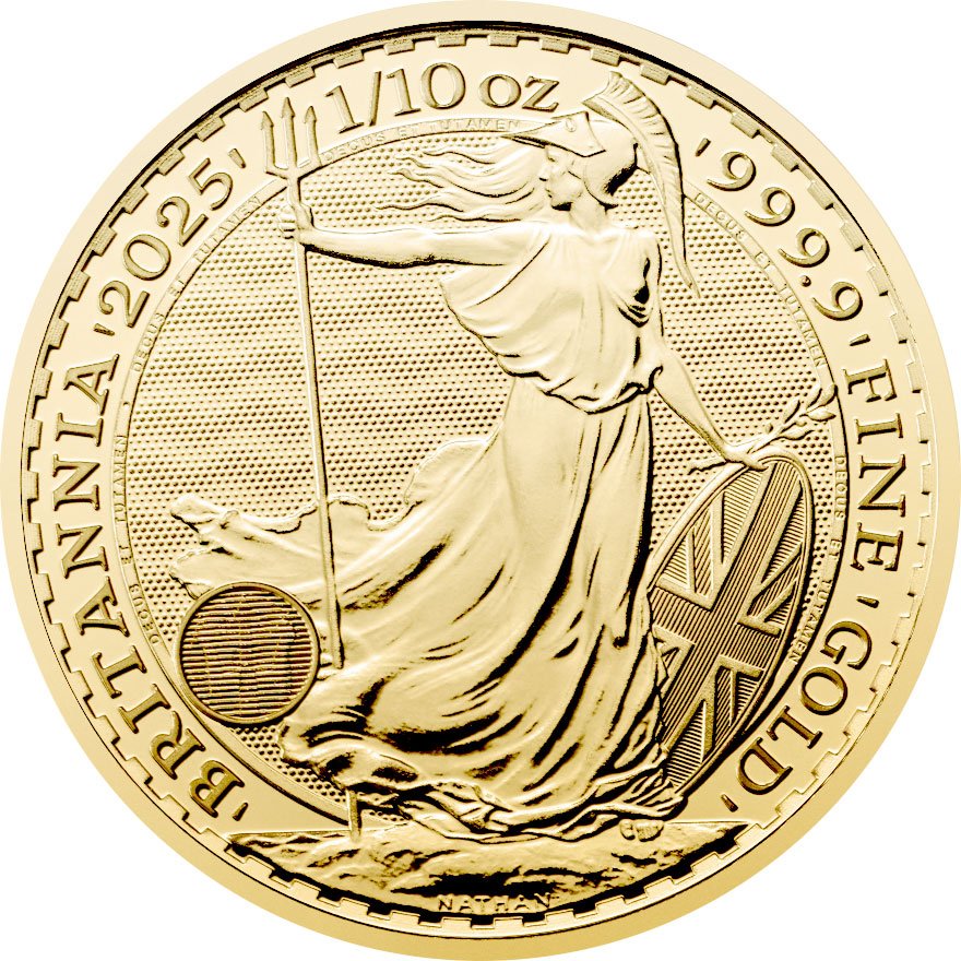 View 1: Gold Britannia 1/10 oz - 2025