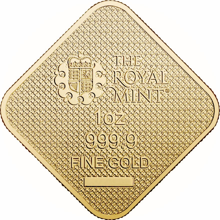 Back of the Queen's Beasts 1 oz - The Royal Mint